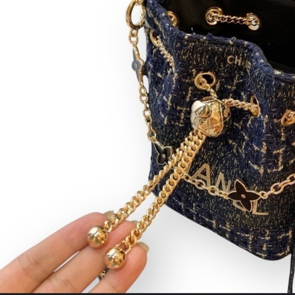 CHANEL Two Way Carry Bucket Bag With Original Box - Picture 9 of 10